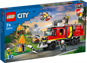 60374 LEGO® City Ugunsdzēsēju komandcentra auto , no 7+ gadiem, NEW 2023!