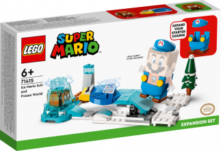 71415 LEGO® Super Mario Ledus Mario tērps un sasalušās pasaules paplašinājuma maršruts, no 6+ gadiem, NEW 2023!