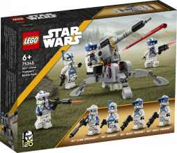 75345 LEGO® Star Wars™ 501. leģiona Clone Troopers™ kaujas komplekts, no 6+ gadiem, NEW 2023!