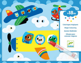 DJ09061 DJECO Krāsošana ar ūdeni - Spārni debesīs 18+ mēn.
