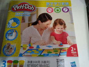 HASBRO PLAY-DOH plastilīns ar spiedogiem- mācies skaitīt un pazīt ciparus! no 2 gadiem