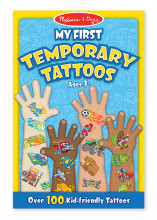 Melissa & Doug viegli notīrāmi tetovējumi bērniem, zili, no 3 gadiem, 12947