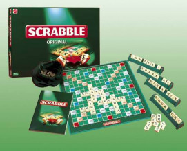 Mattel 51284 , Spēle - Vārdu loto SCRABBLE (krievu).