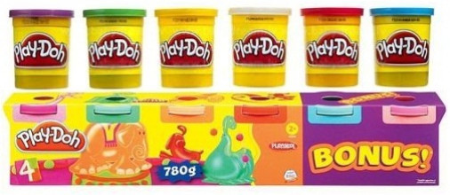 HASBRO Play-Doh Набор пластилина, 6x112 гр (2+ gadi)