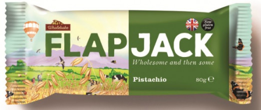 Flapjack Овсяный батончик с фисташками, 80 г.