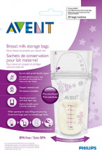 PHILIPS AVENT SCF603/25 piena uzglabāšanas maisiņi 180 ml / 25 gab.