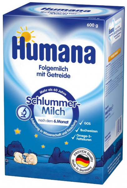 Humana молочная смесь на ночь+ Пробиотик с 6 мес.600г (22.07.2021)