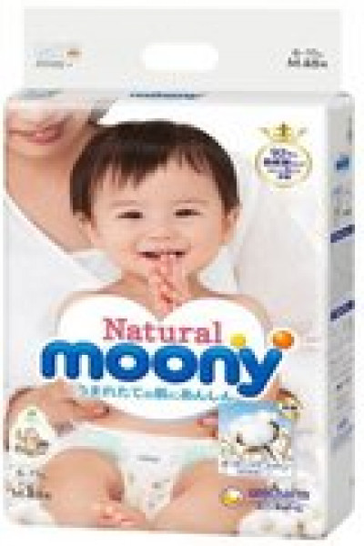 Moony Natural autiņbiksītes M (6-11kg) 46gab