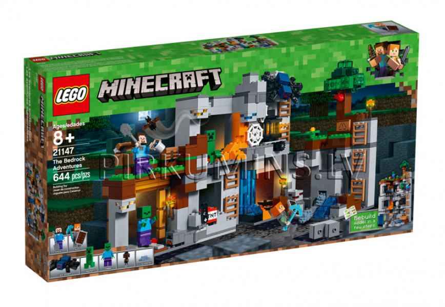 21147 LEGO® Minecraft Piedzīvojumi ar iežiem, no 8 gadiem NEW 2018!