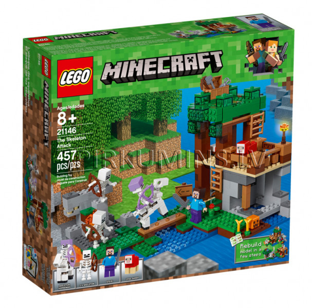 21146 LEGO® Minecraft Нападение армии скелетов, c 8 лет NEW 2018!