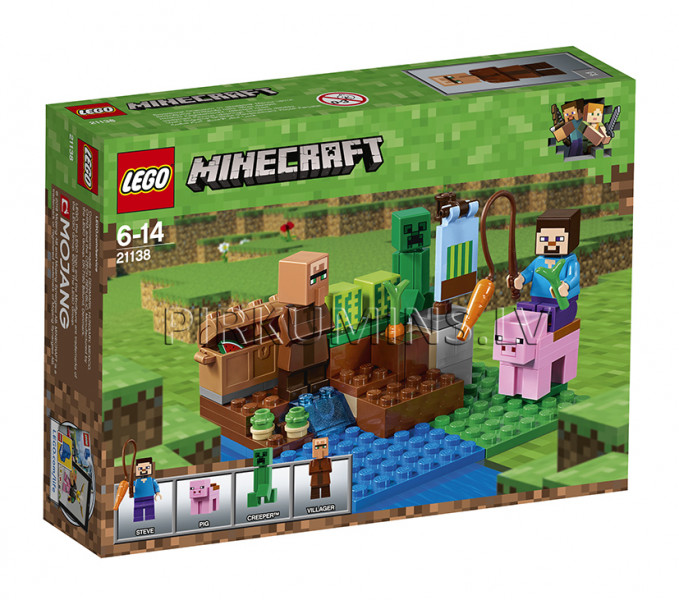21138 LEGO® Minecraft Арбузная ферма, c 6 до 14 лет NEW 2018!