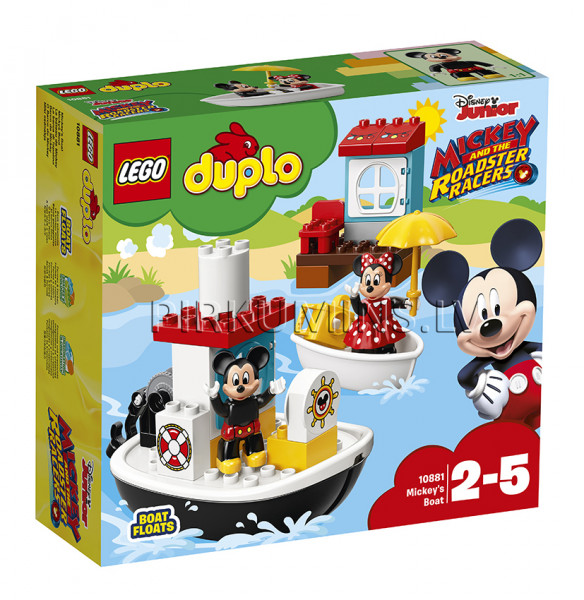 10881 LEGO® DUPLO Катер Микки, от 2 до 5 лет NEW 2018!