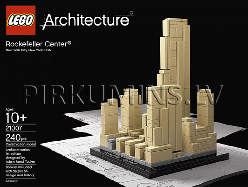 21007 LEGO Architecture Rockefeller Plaza no 10 gadiem
