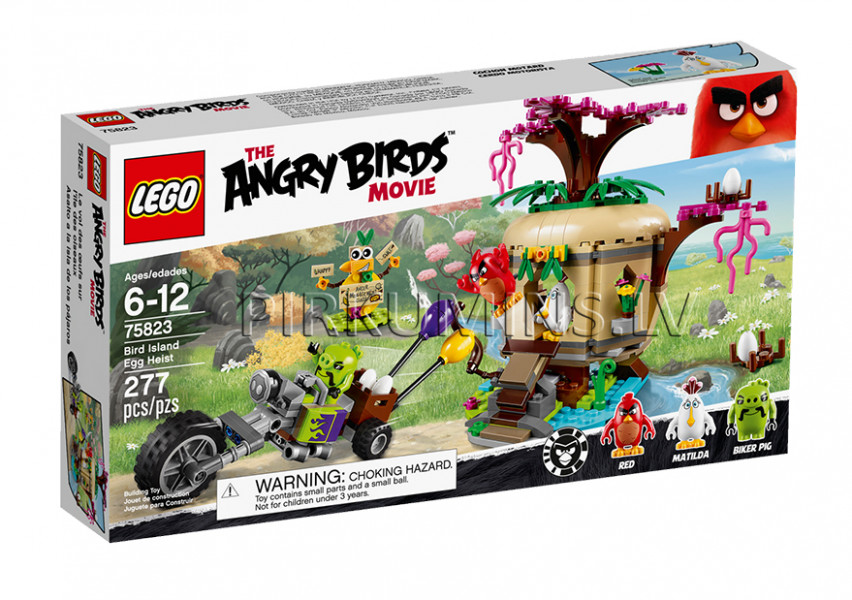 75823 LEGO Angry Birds Кража яиц с Птичьего острова, c 6 до 12 лет