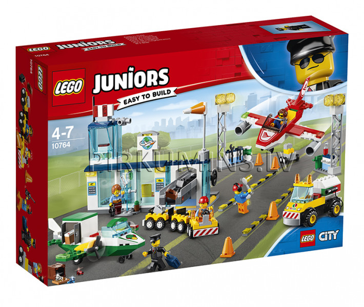 10764 LEGO® Juniors Pilsētas galvenā lidosta, no 4 līdz 7 gadiem NEW 2018!