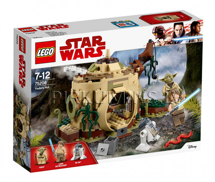 75208 LEGO® Star Wars Yoda's Hut, no 7 līdz 12 gadiem NEW 2018!