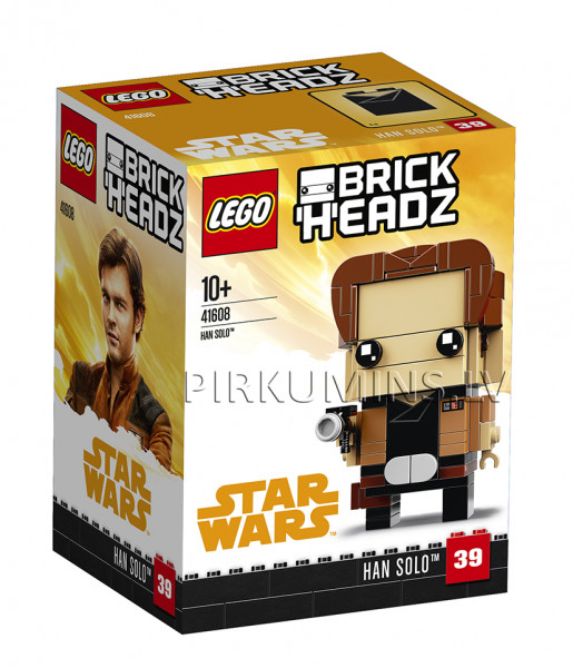 41608 LEGO® BrickHeadz Han Solo™, no 10 gadiem NEW 2018!