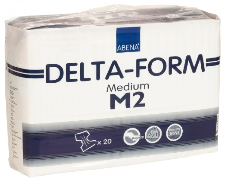 ABENA Delta-Form M2 Autiņbikses pieaugušajiem, 20 gab.