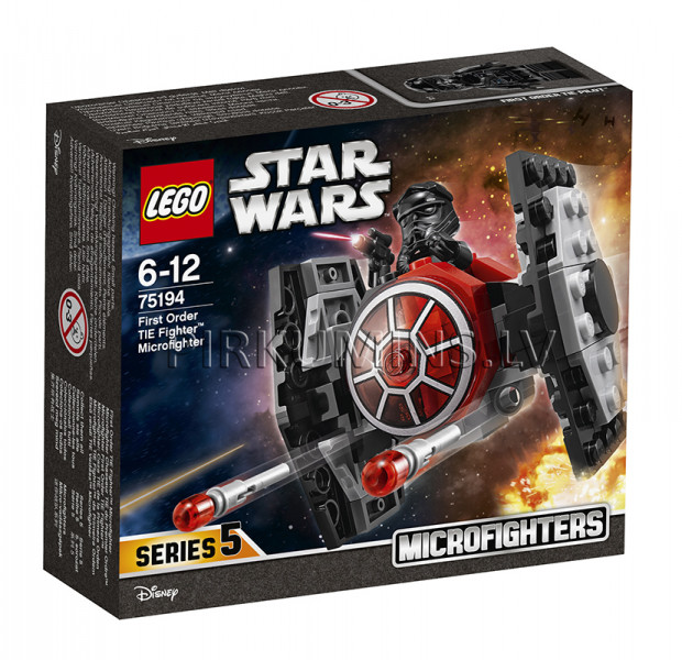 75194 LEGO® Star Wars First Order TIE Fighter™ mikrocīnītājs, no 6 līdz 12 gadiem NEW 2018!