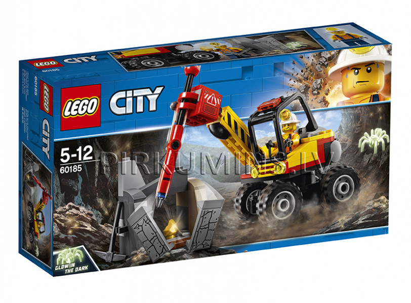 60185 LEGO® City Raktuvju spēcīgais šķēlējs, no 5 līdz 12 gadiem NEW 2018!