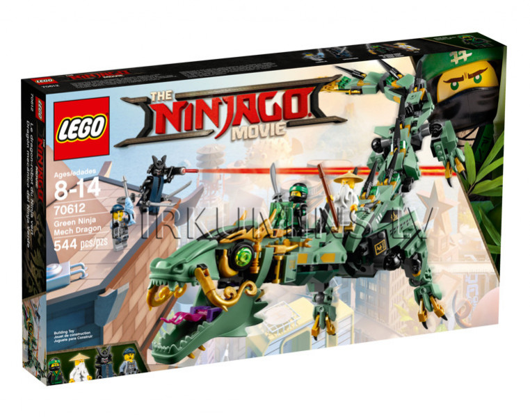 70612 LEGO® Ninjago Механический дракон Зелёного ниндзя, c 8 до 14 лет NEW 2017!