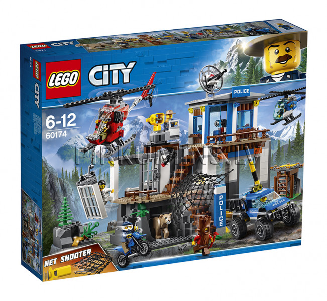 60174 LEGO® City Полицейский участок в горах, c 6 до 12 лет NEW 2018! (Maksas piegāde = eur 3.99)