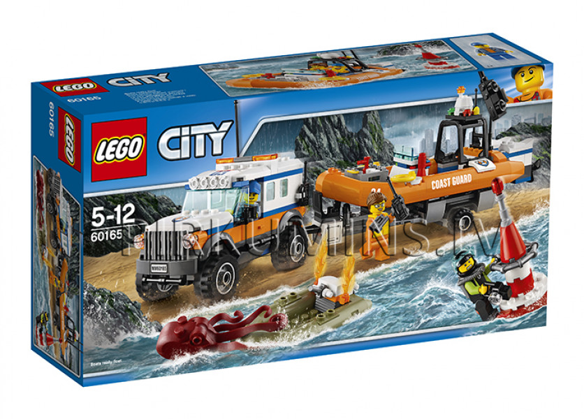 60165 LEGO® City 4x4 ātrās reaģēšanas vienība, no 5 līdz 12 gadiem