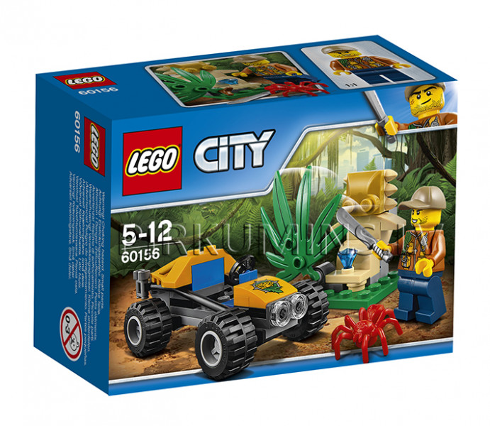 60156 LEGO® City Džungļu bagijs, no 5 līdz 12 gadiem