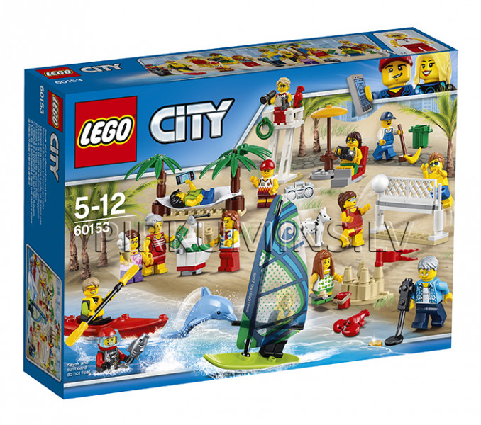 60153 LEGO® City Отдых на пляже - жители LEGO CITY, c 5 до 12 лет