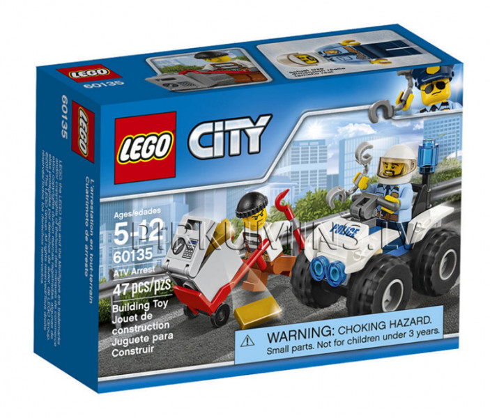 60135 LEGO® City Arests ar visurgājēju, no 5 līdz 12 gadiem NEW 2017!