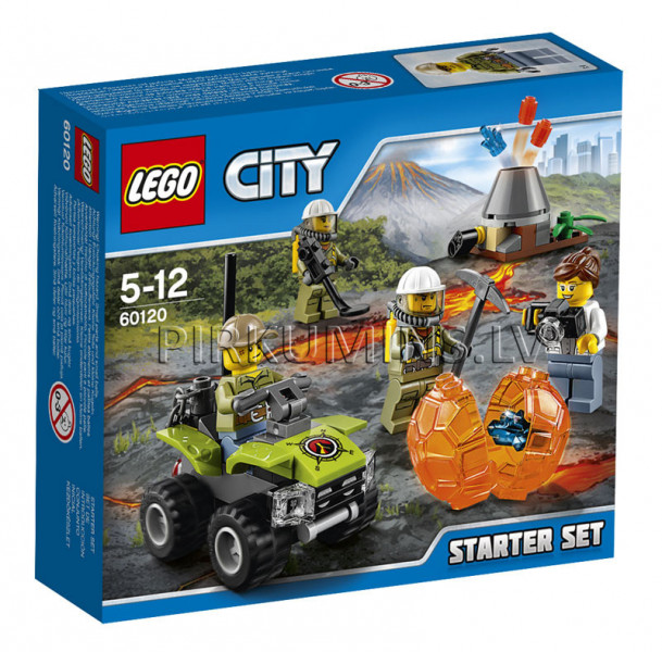 60120 LEGO City Vulkānu pētnieki - komplekts iesācējiem, no 5 līdz 12 gadiem