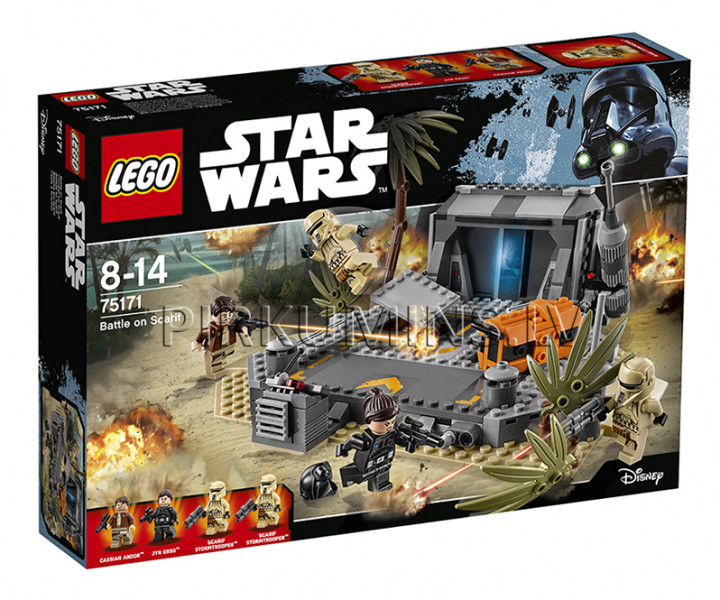 75171 LEGO® Star Wars Битва на Скарифе, c 8 до 14 лет NEW 2017
