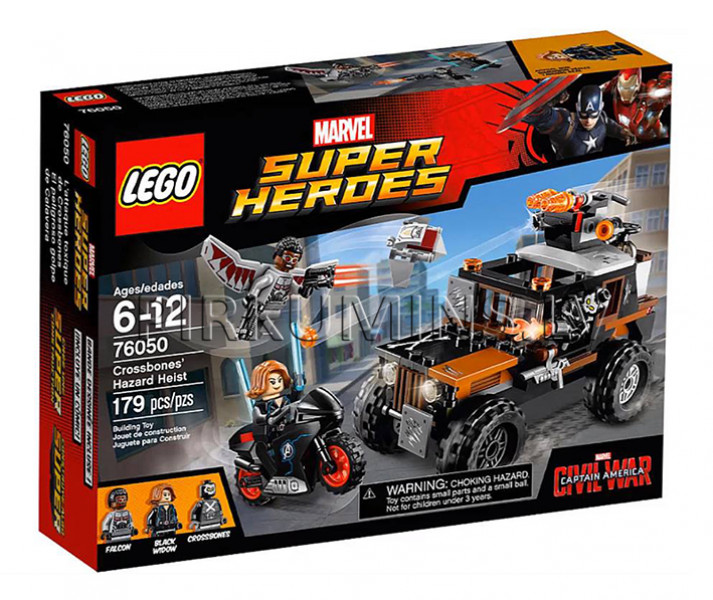 76050 LEGO Super Heroes Опасное ограбление, c 6 до 12 лет