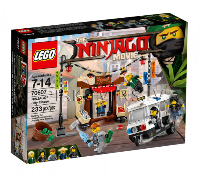 70607 LEGO® Ninjago Ограбление киоска в Ниндзяго Сити, c 7 до 14 лет