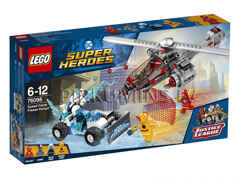 76098 LEGO® Super Heroes Pakaļdzīšanās ar sasaldēšanu, no 6 līdz 12 gadiem NEW 2018!