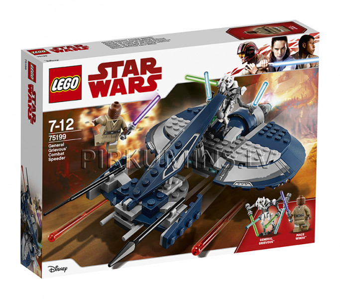 75199 LEGO® Star Wars Боевой спидер генерала Гривуса, c 7 до 12 лет NEW 2018!