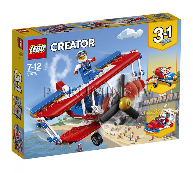 31076 LEGO® Creator Самолёт для крутых трюков, c 7 до 12 лет NEW 2018!