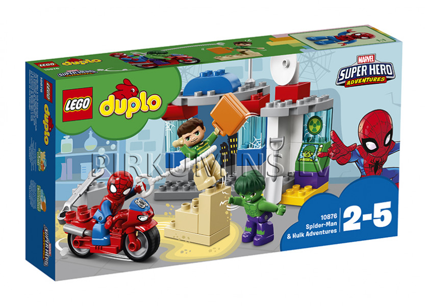 10876 LEGO® DUPLO Приключения Человека-паука и Халка, от 2 до 5 лет NEW 2018!