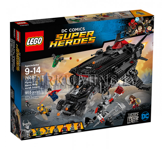 76087 LEGO® Super Heroes Flying Fox: Batmobile uzbrukums gaisā, no 9 līdz 14 gadiem NEW 2017!