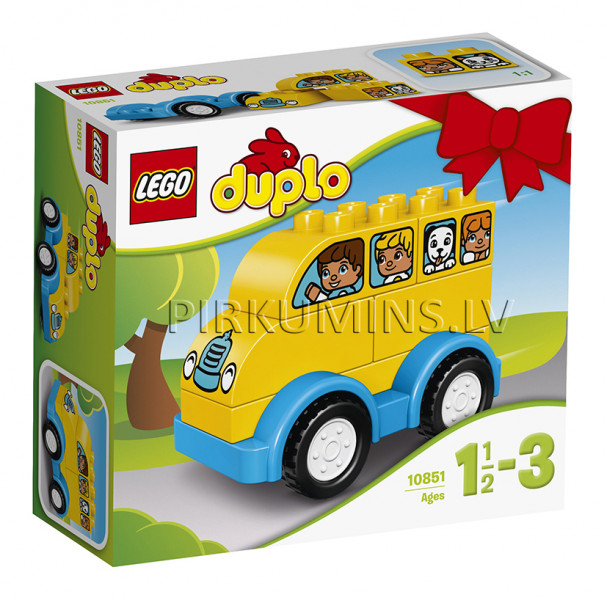 10851 LEGO® DUPLO Мой первый автобус, от 1.5 до 3 лет