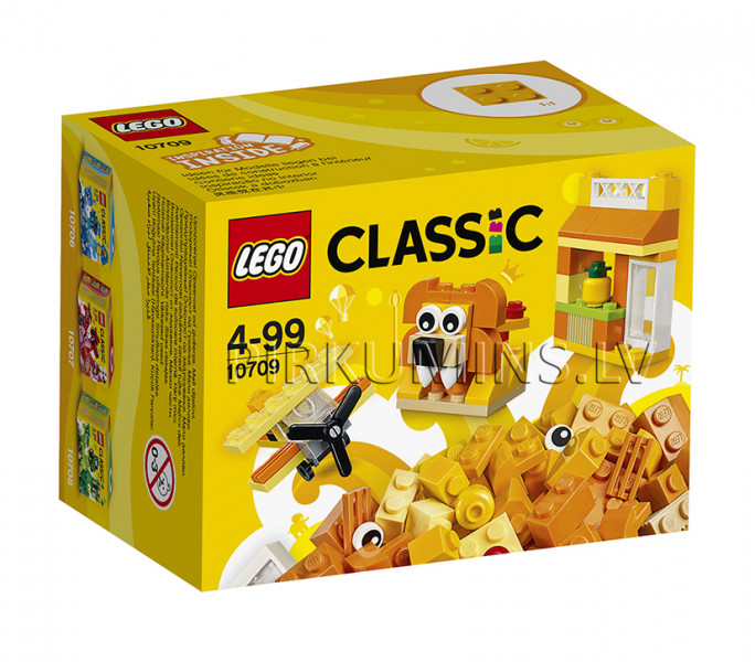 10709 LEGO® Classic Oranžais radošais komplekts, no 4 līdz 99 gadiem NEW 2017!