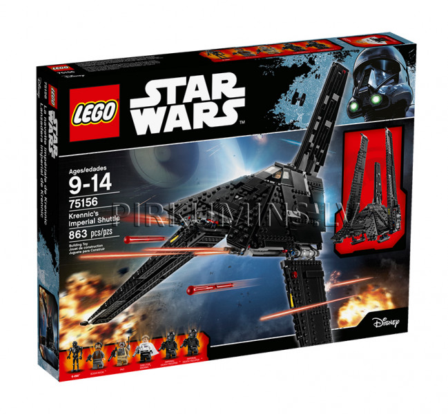 75156 LEGO Star Wars Имперский шаттл Кренника, c 9 до 14 лет