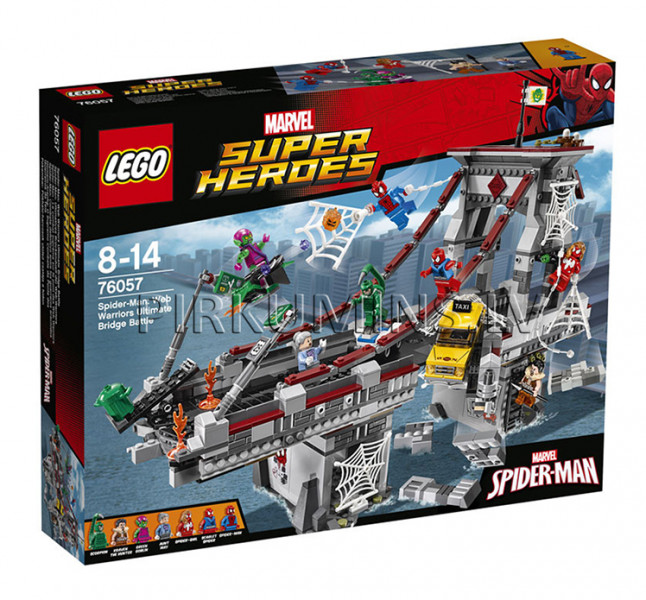 76057 LEGO Super Heroes Человек-паук: Последний бой воинов паутины, c 8 до 14 лет
