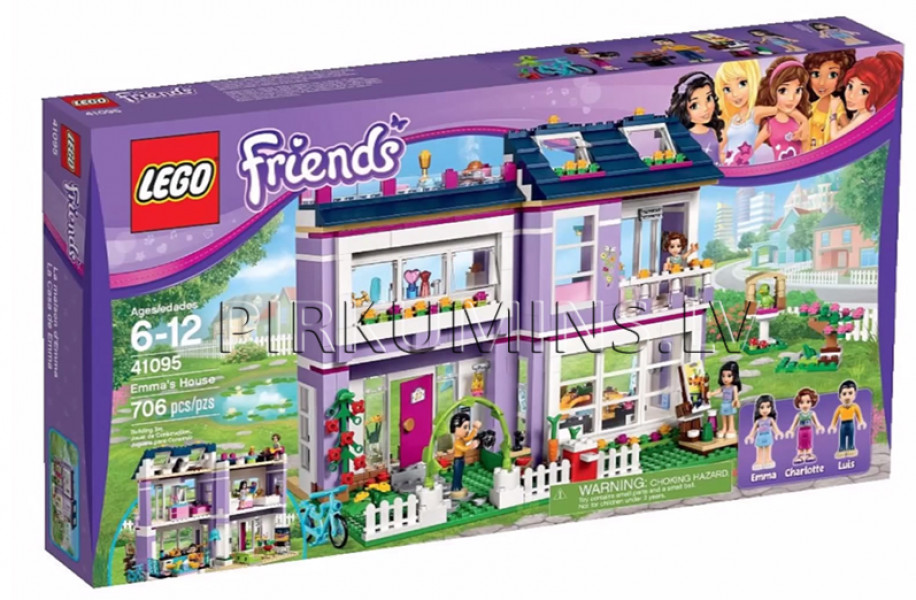 41095 LEGO Friends Дом Эммы, c 6 до 12 лет