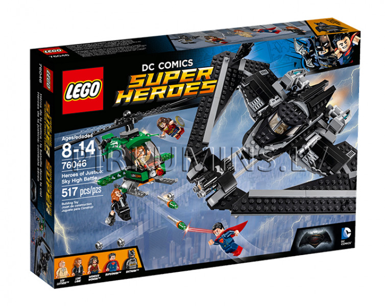 76046 LEGO Super Heroes Бэтмен против Супермена: Поединок в небе, c 8 до 14 лет