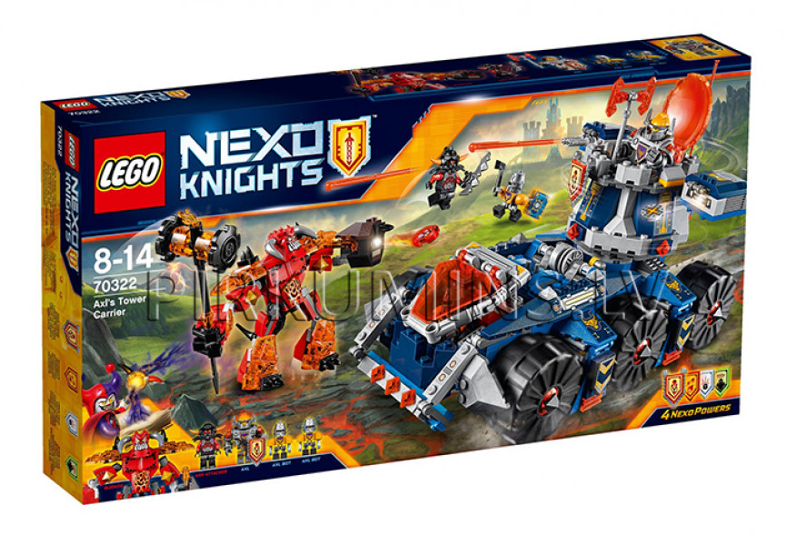 70322 LEGO Nexo Knights Башенный тягач Акселя, c 8 до 14 лет