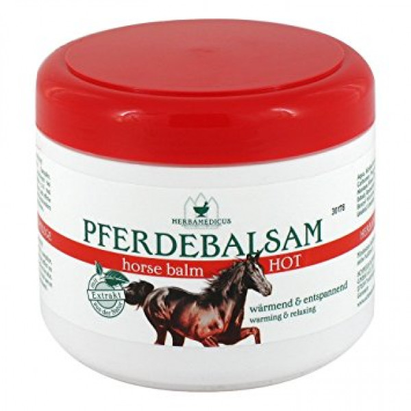 Herbamedicus Pferdebalsam Hot, Balzams ķermenim ar sildošu efektu, 500ml.