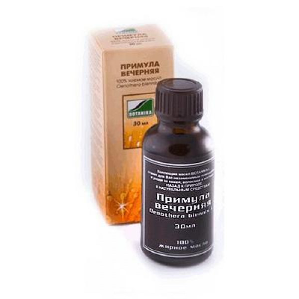 Botanika vakara prīmulas (naktssveces) kosmētiskā eļļa, 50ml