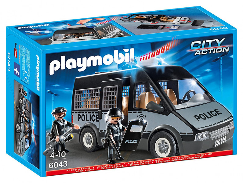 6043PLAYMOBIL® City Action Policijas busiņš, no 4+