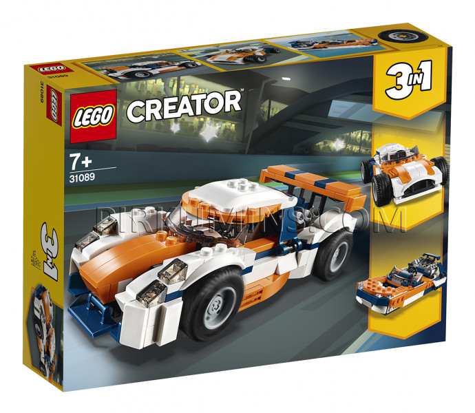 31089 LEGO® Creator Оранжевый гоночный автомобиль, c 7+ лет NEW 2019!(Maksas piegāde eur 3.99)